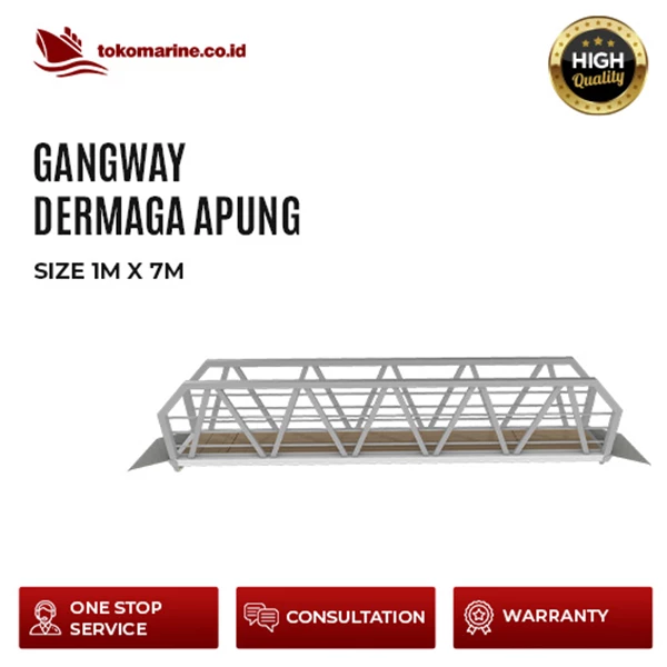 Gangway Dermaga Apung – Size 1m x 7m