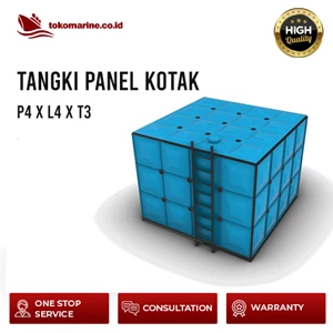 FIBERGLASS PANEL TANK 48 CUBIC METERS - SIZE P4m x L4m x T3m