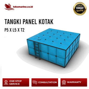 FIBERGLASS PANEL TANK 50 CUBIC METERS - SIZE P5m x L5m x T2m