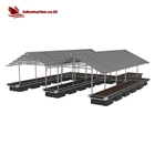 GARASI BOAT APUNG ALUMINIUM - DOUBLE BOAT 8 METER 2