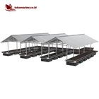 GARASI BOAT APUNG ALUMINIUM - TRIPLE BOAT 8 METER 2