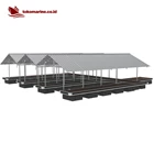 GARASI BOAT APUNG ALUMINIUM - TRIPLE BOAT 8 METER 3
