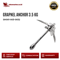 GRAPNEL ANCHOR - STAINLESS STEEL - BERAT 3.2 KG