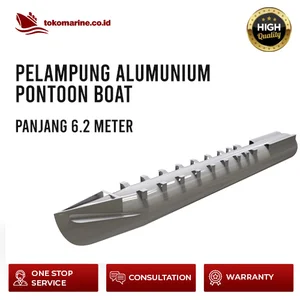 PELAMPUNG ALUMINIUM PONTOON BOAT - PANJANG 6.2 METER