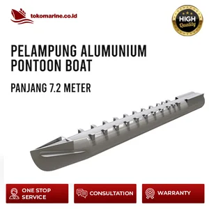 PELAMPUNG ALUMINIUM PONTOON BOAT - PANJANG 7.2 METER