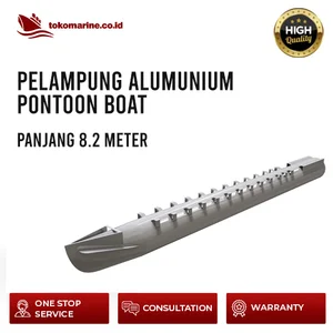 PELAMPUNG ALUMINIUM PONTOON BOAT - PANJANG 8.2 METER
