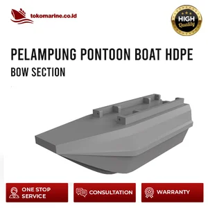 PELAMPUNG PONTOON BOAT HDPE - BOW SECTION