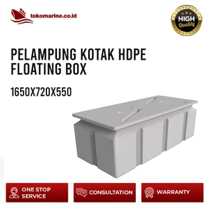 PELAMPUNG KOTAK HDPE SEPSIFIKASI SIZE 1650 x 720 x 550 mm